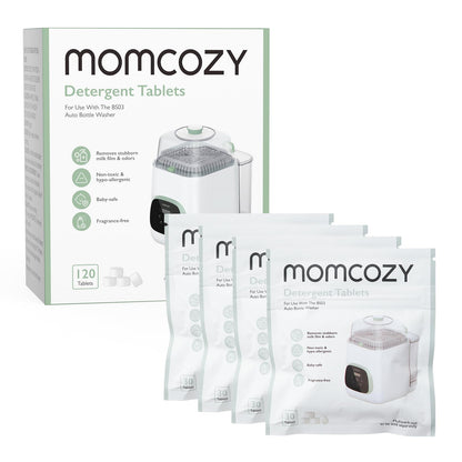 Momcozy Official Washing Block for Momcozy KleanPal Pro Baby Bottle Washer, 120 Detergent Tablets