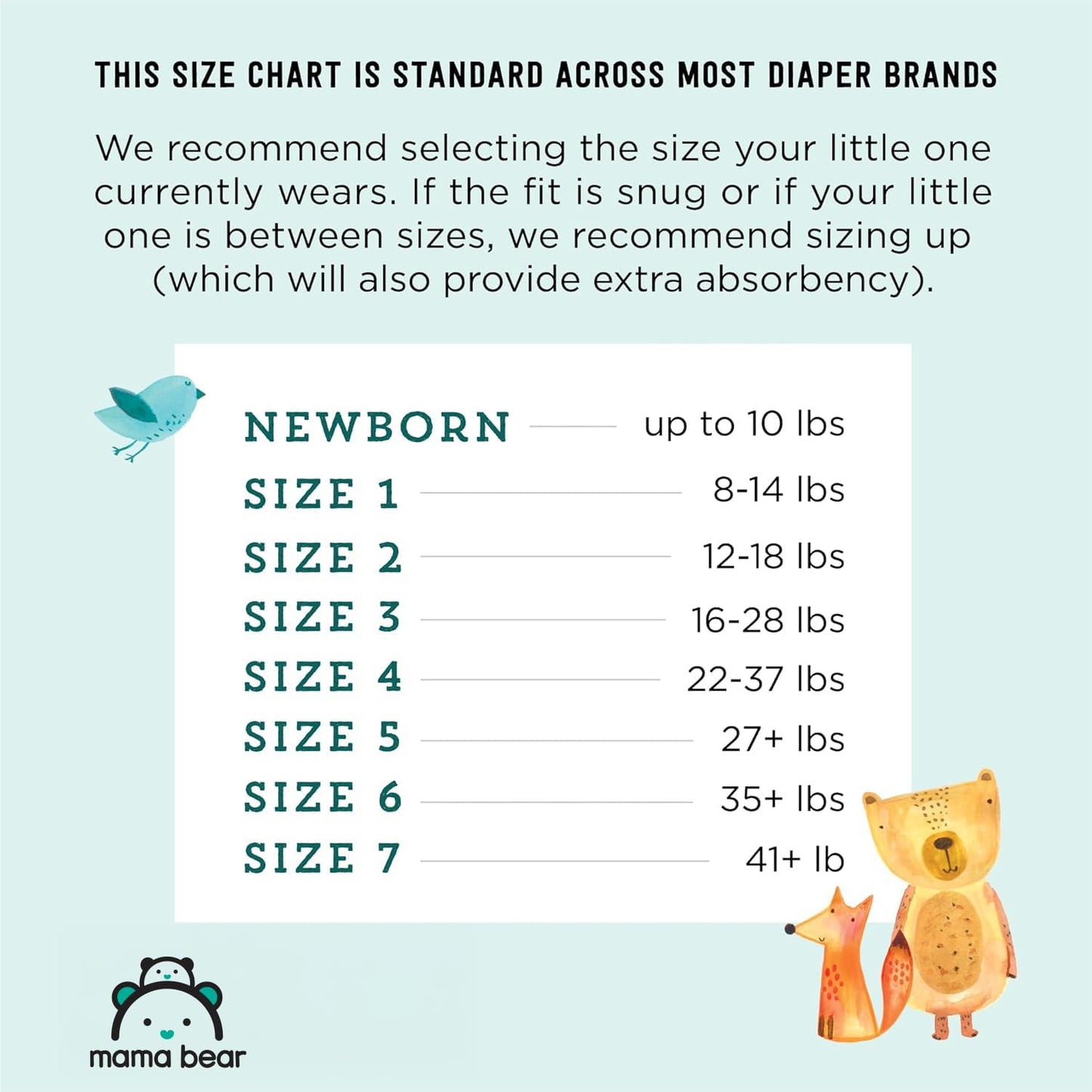 Amazon Brand - Mama Bear Gentle Touch Baby Diapers, Size 5, 27+ lb, Leak Protection, 12 Hours Protection, Wetness Indicator, Hypoallergenic, 132 Count (4 packs of 33)