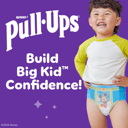 Pull-Ups Boys' Potty Training Pants, Size 3T-4T Training Underwear (32-40 lbs), 112 Count