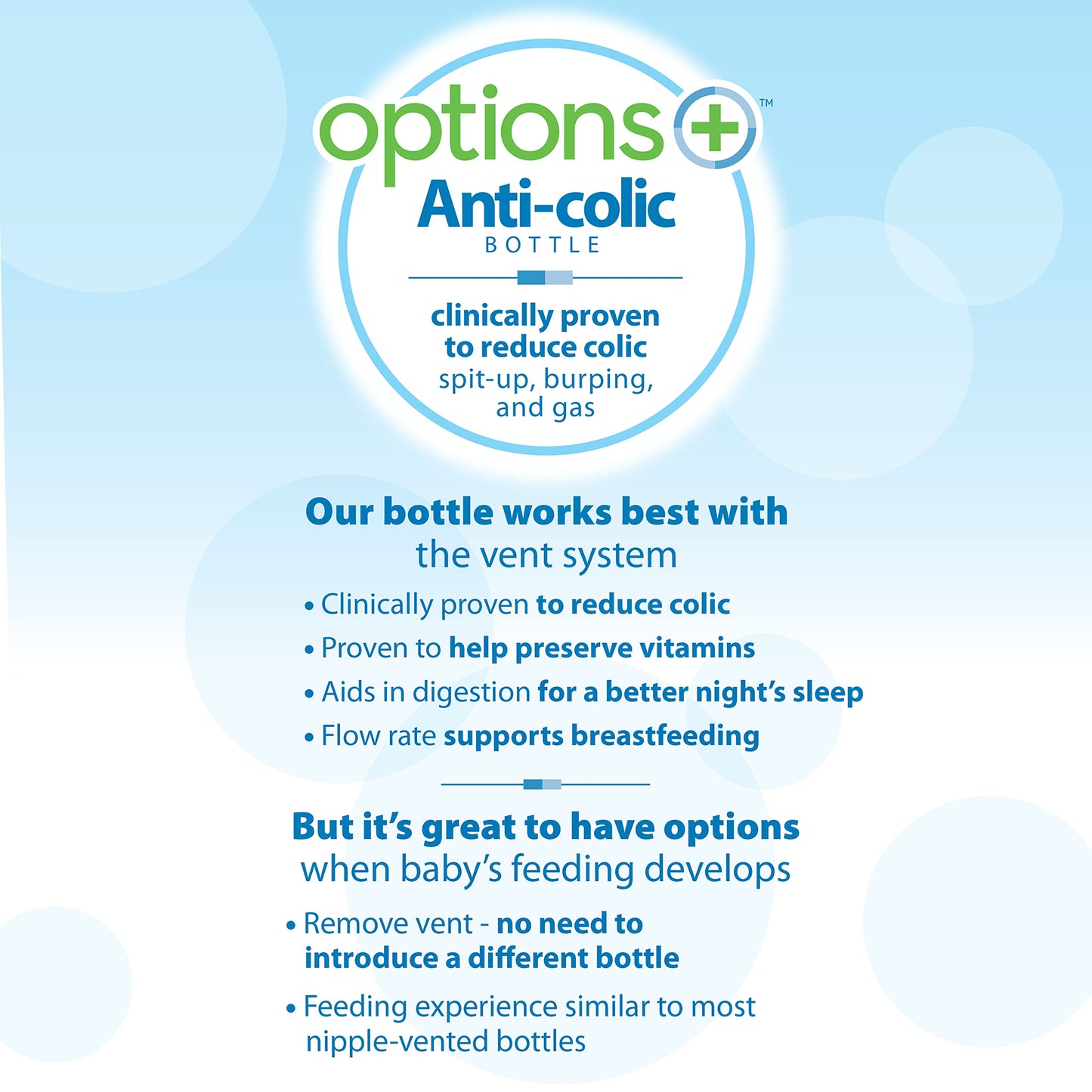 Dr. Brown’s Anti-Colic Options+ Wide-Neck Sippy Bottle Starter Kit, 9oz/270mL, with Level 3 Medium-Fast Flow Nipple and Soft 100% Silicone Sippy Spout, Green, BPA Free, 6m+