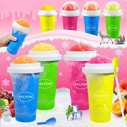 RELPOM Slushie Cup, Funny Slushy Maker Cups, Cool Stuff Things Gadgets, Stocking Stuffers White Elephant Gifts Party Favors, Christms Classroom Gifts and Prizes for Boys Girls Teens Students