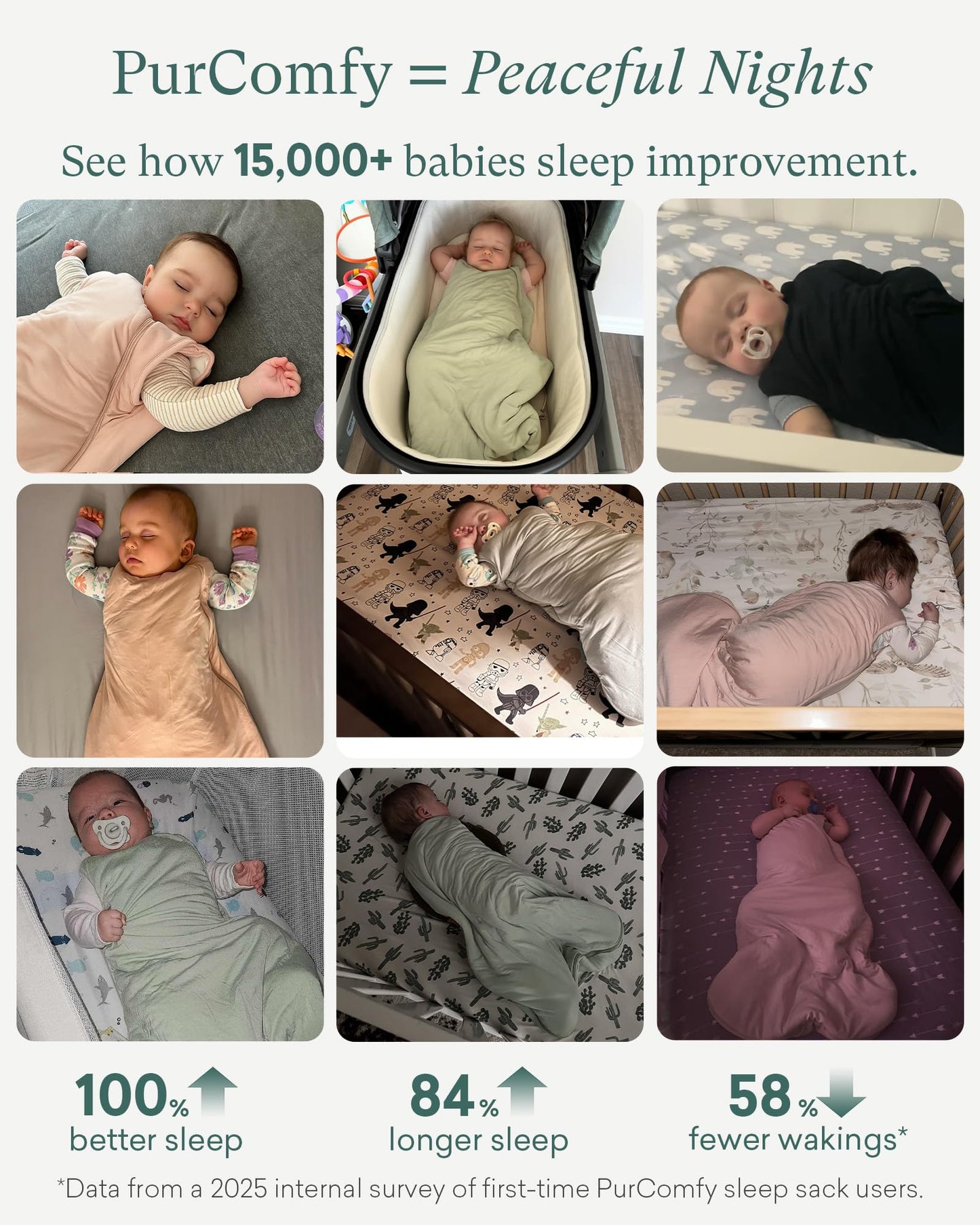 PurComfy Supersoft Sleep Sack 1.0 TOG, Premium Bamboo Viscose Baby Sleeping Bag, 2-Way Safe Zipper Sleep Sacks 6-15 Months (Whale)