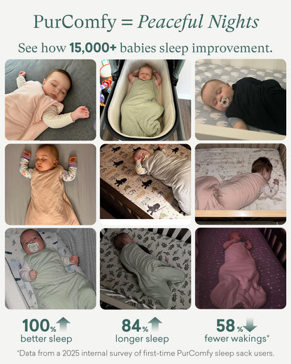 PurComfy Supersoft Sleep Sack 1.0 TOG, Premium Bamboo Viscose Baby Sleeping Bag, 2-Way Safe Zipper Sleep Sacks 6-15 Months (Whale)