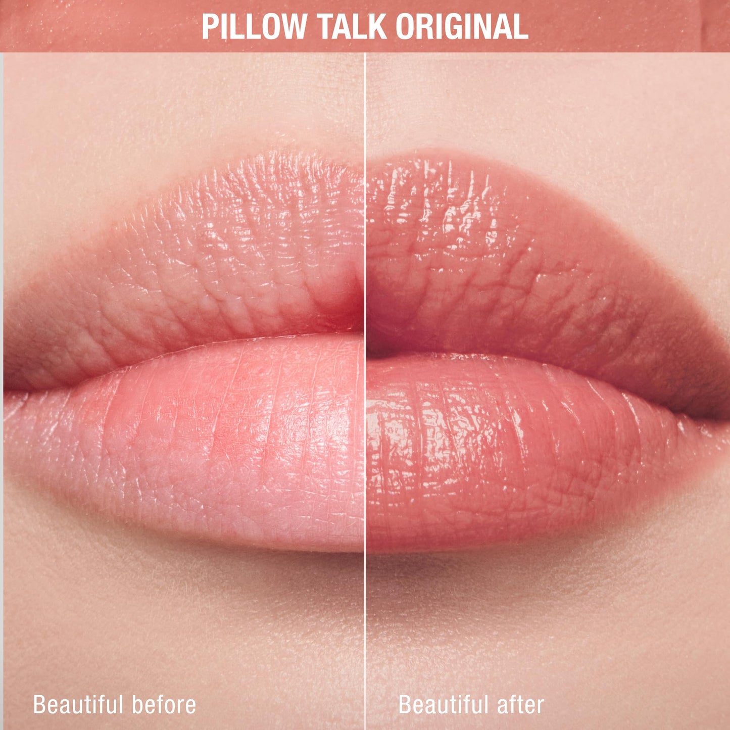 Charlotte Tilbury Pillow Talk Blush Balm Lip Tint - Long-Lasting Sheer Lipstick & Balm & Tint For Hydrated, Plumper Looking Lips - Pillow Talk