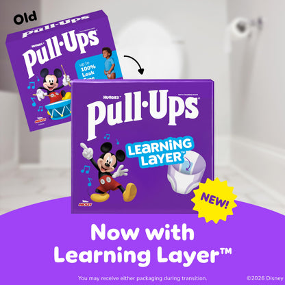 Pull-Ups Boys' Potty Training Pants, Size 3T-4T Training Underwear (32-40 lbs), 112 Count