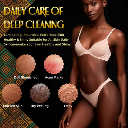 UJFQBH 3 Pieces African Bath Sponge African Net Long Net Bath Sponge Exfoliating Shower Body Scrubber Back Scrubber Skin Smoother,Great for Daily Use (Pink,Yellow,Purple)