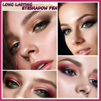LGSZGDCN White Eyeshadow Stick and Buildable Eye Shadow Glitter Primer Palette Shimmer Pencil Long Lasting Waterproof Highlighter Pen Makeup Hypoallergenic Eye Liner Multi-Dimensional eyes Look